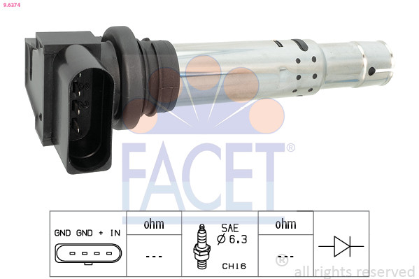 Bobina de inductie FACET 9.6374