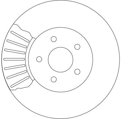 Disc frana TRW DF4147
