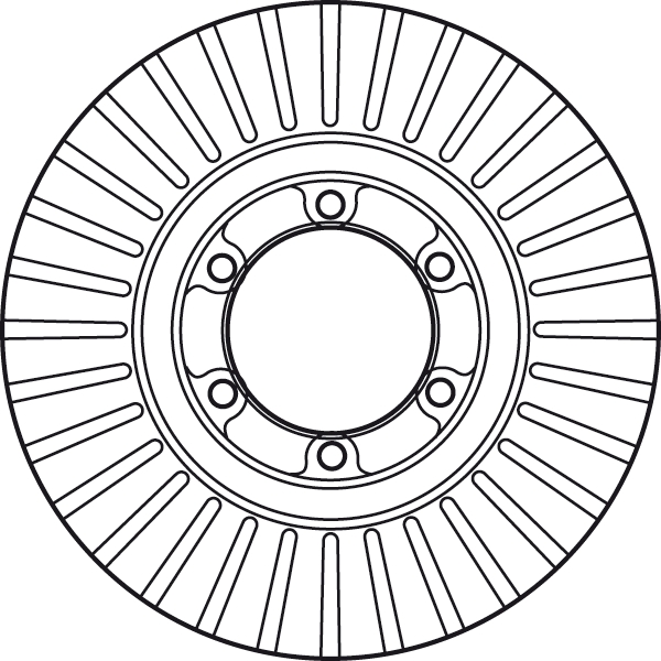 Disc frana TRW DF6022
