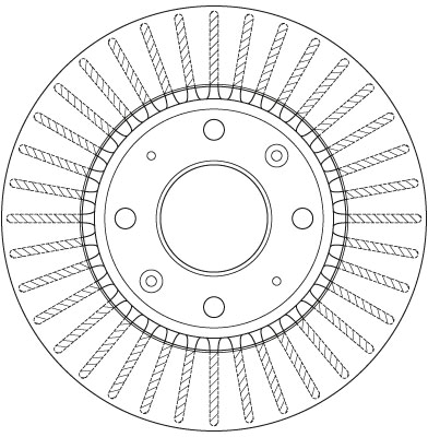 Disc frana TRW DF6229