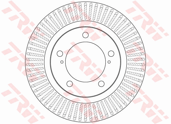 Disc frana TRW DF6239S