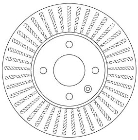 Disc frana TRW DF6254