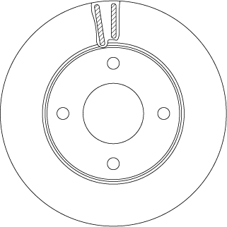 Disc frana TRW DF6417
