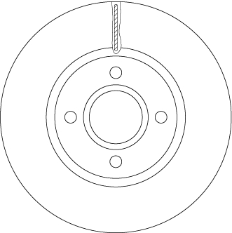 Disc frana TRW DF6509