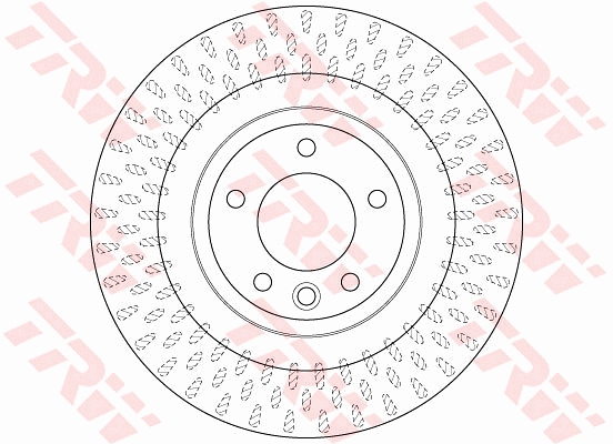 Disc frana TRW DF6528S
