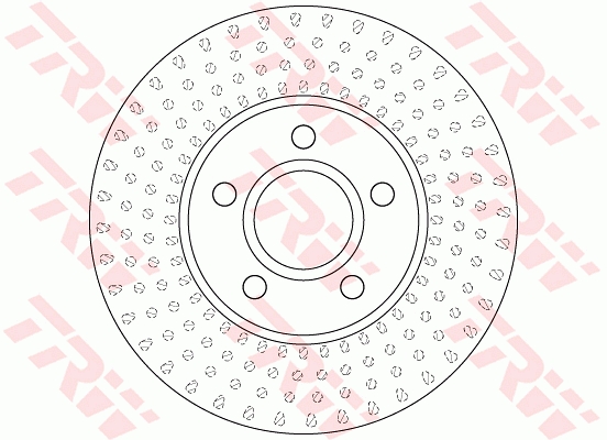 Disc frana TRW DF6536