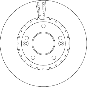 Disc frana TRW DF6628