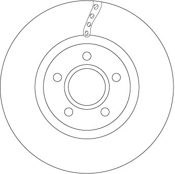 Disc frana TRW DF6653