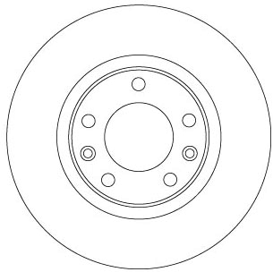 Disc frana TRW DF6656