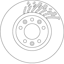 Disc frana TRW DF6657