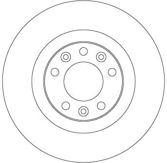 Disc frana TRW DF6667