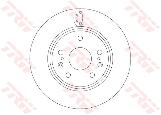 Disc frana TRW DF6703