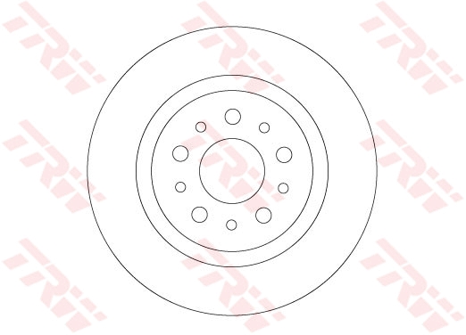 Disc frana TRW DF6714