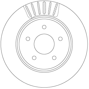 Disc frana TRW DF6789