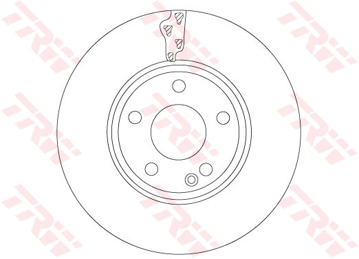Disc frana TRW DF6885