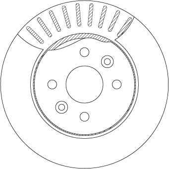 Disc frana TRW DF7178