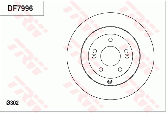Disc frana TRW DF7996