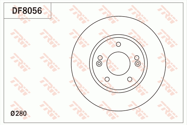 Disc frana TRW DF8056
