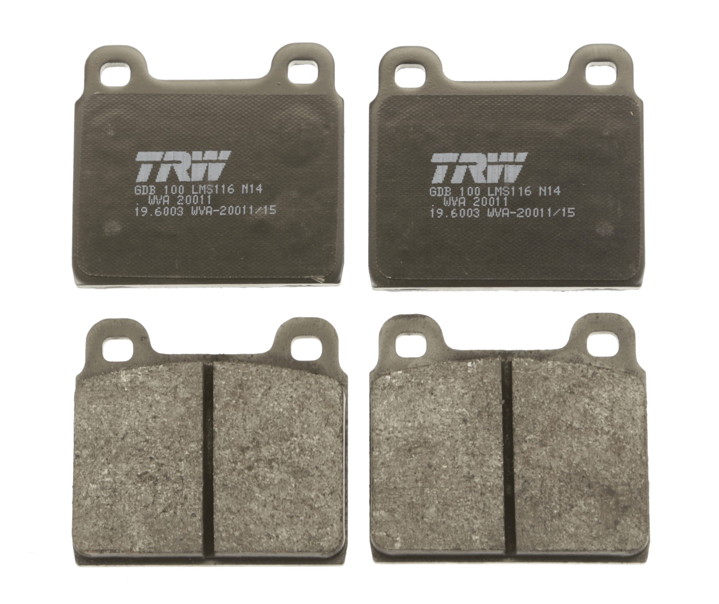 Placute frana TRW GDB100