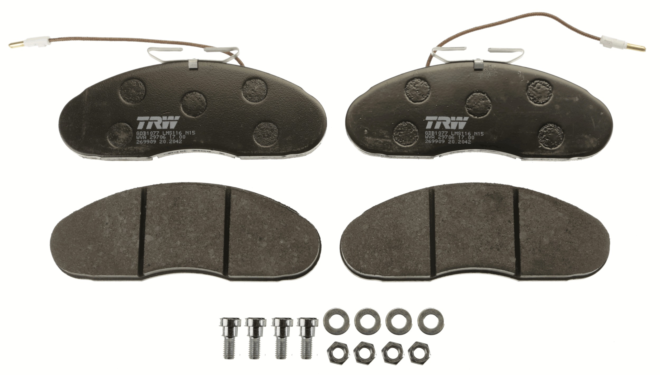 Placute frana TRW GDB1077