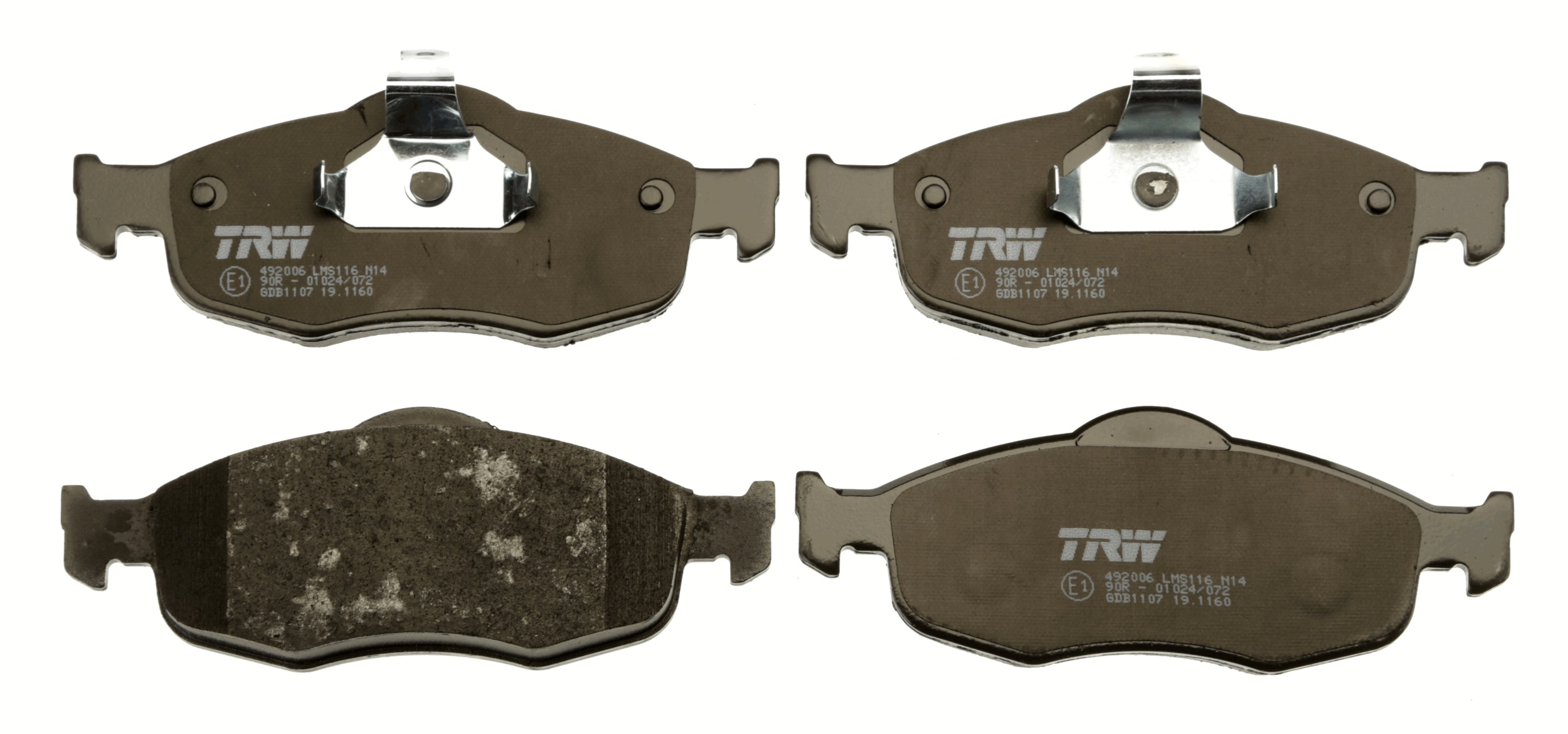 Placute frana TRW GDB1107