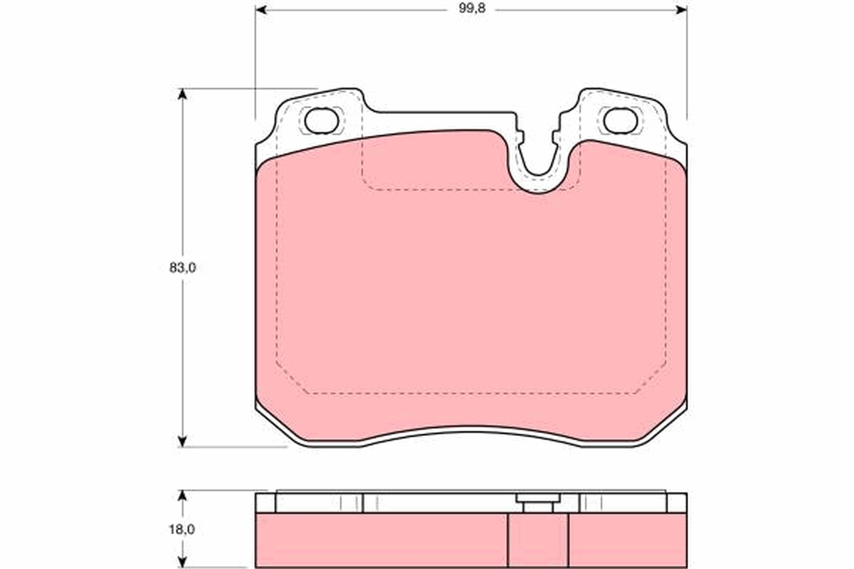 Placute frana TRW GDB1161