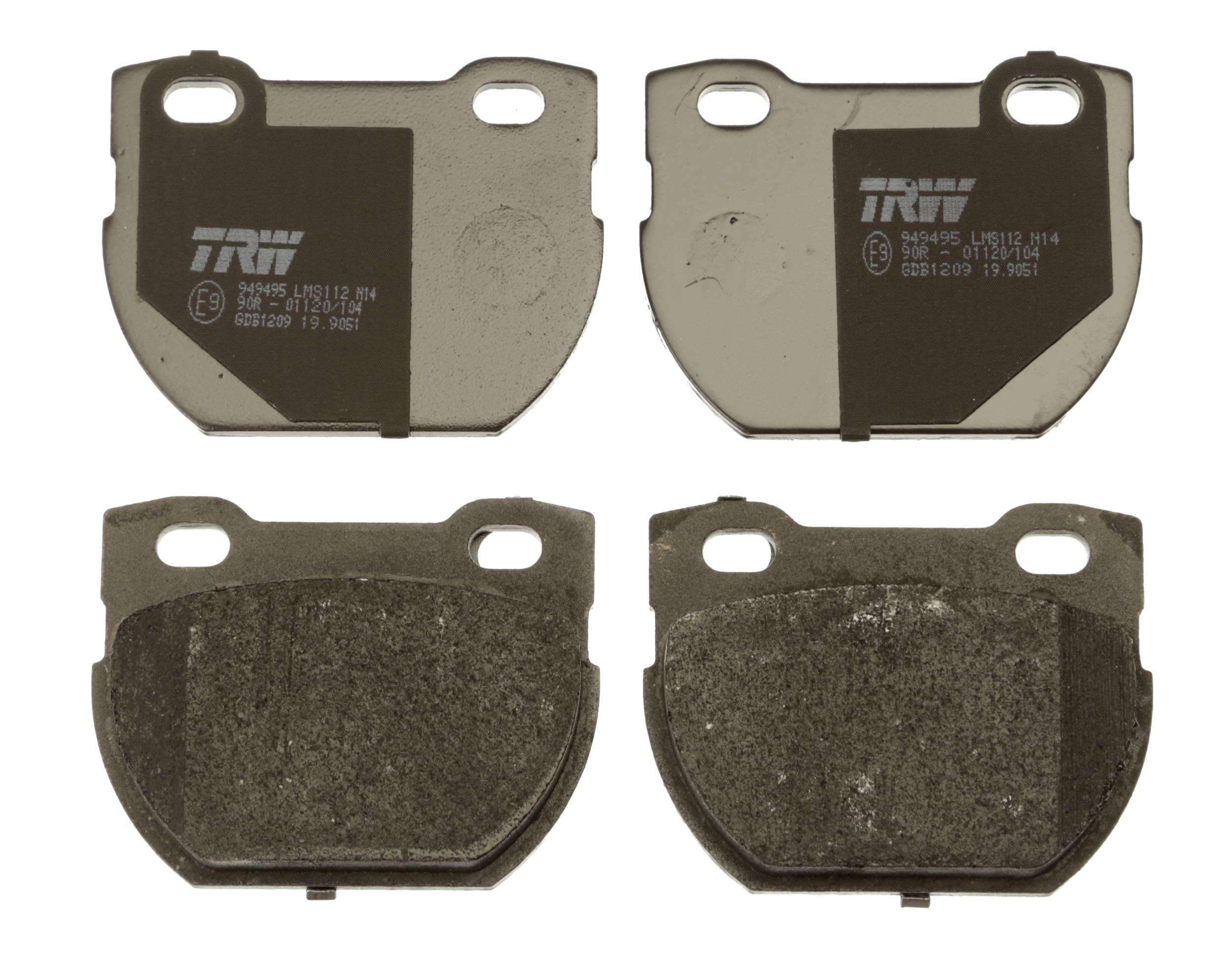 Placute frana TRW GDB1209