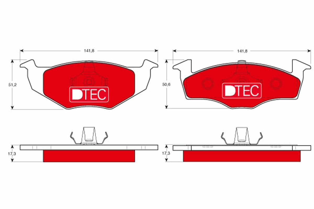 Placute frana TRW GDB1274DTE