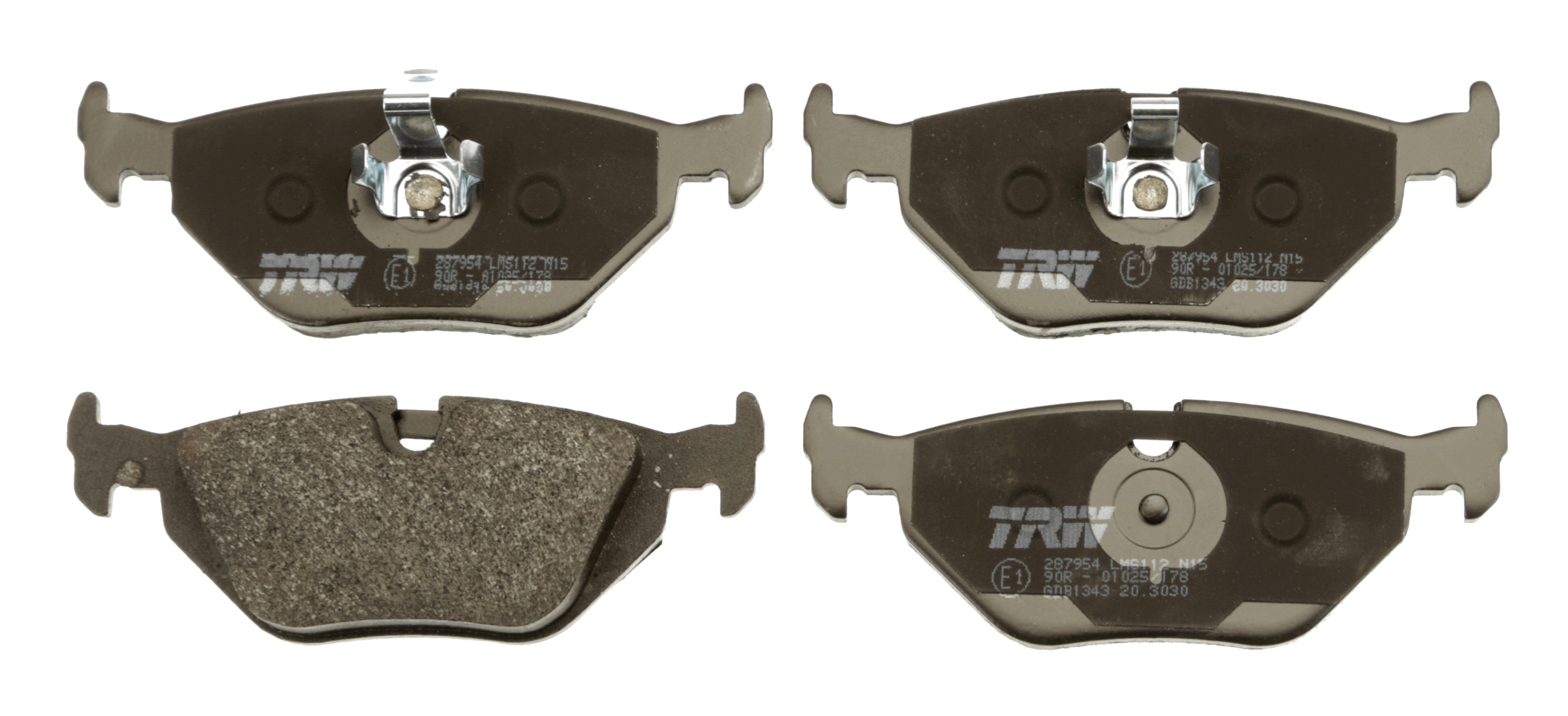 Placute frana TRW GDB1343
