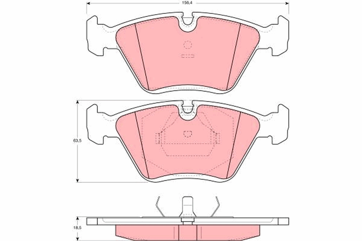 Placute frana TRW GDB1355