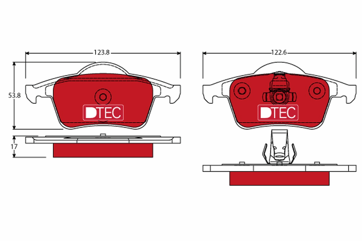 Placute frana TRW GDB1389DTE