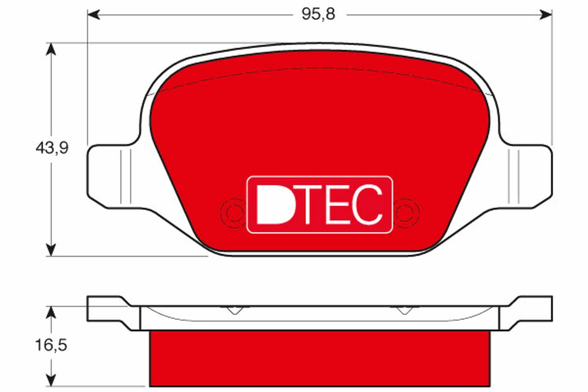 Placute frana TRW GDB1396DTE