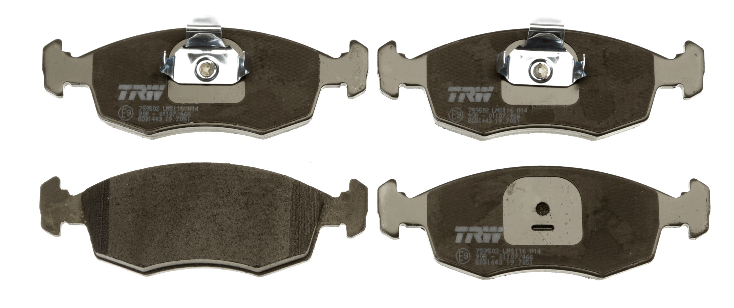 Placute frana TRW GDB1443