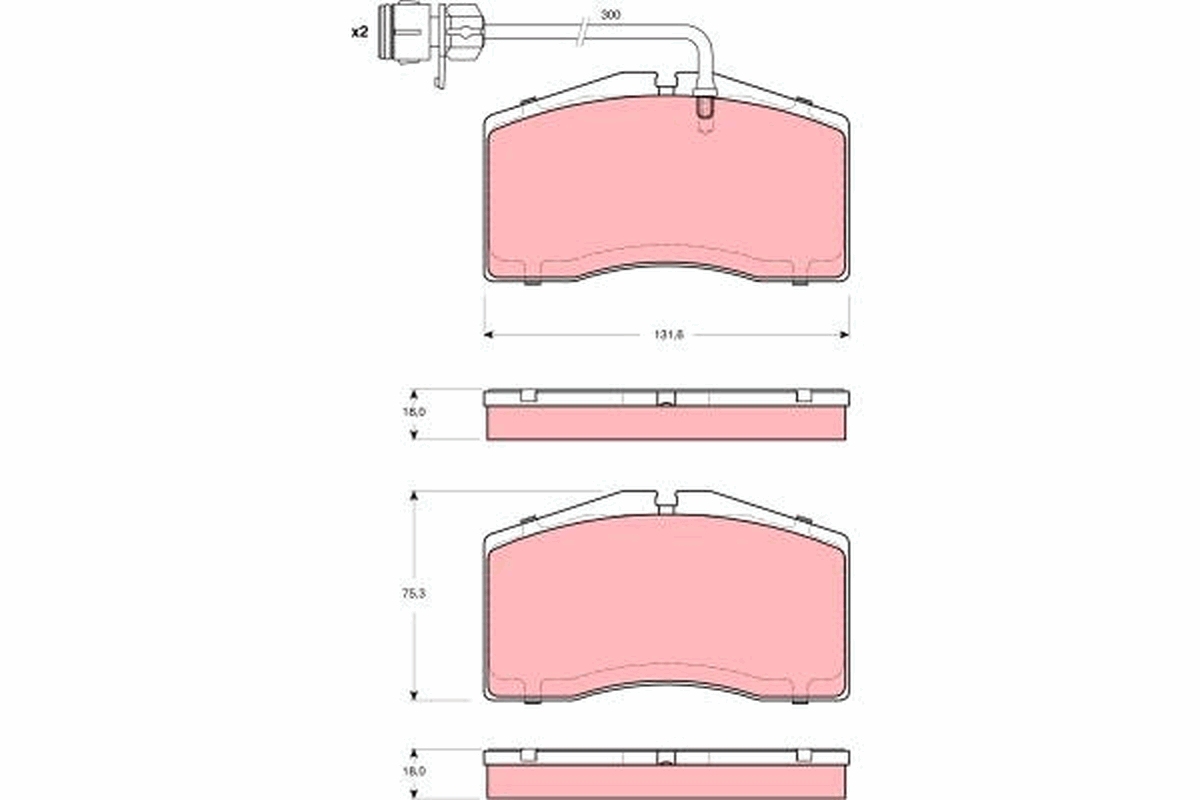 Placute frana TRW GDB1506