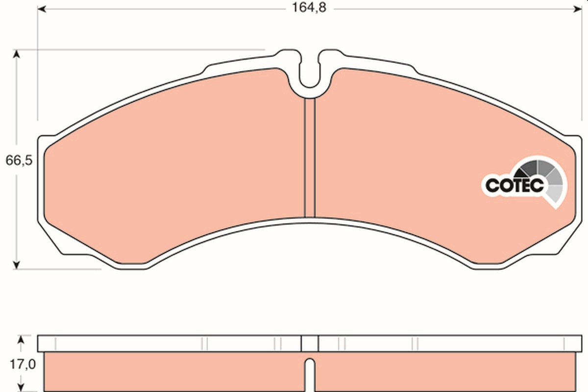 Placute frana TRW GDB1534