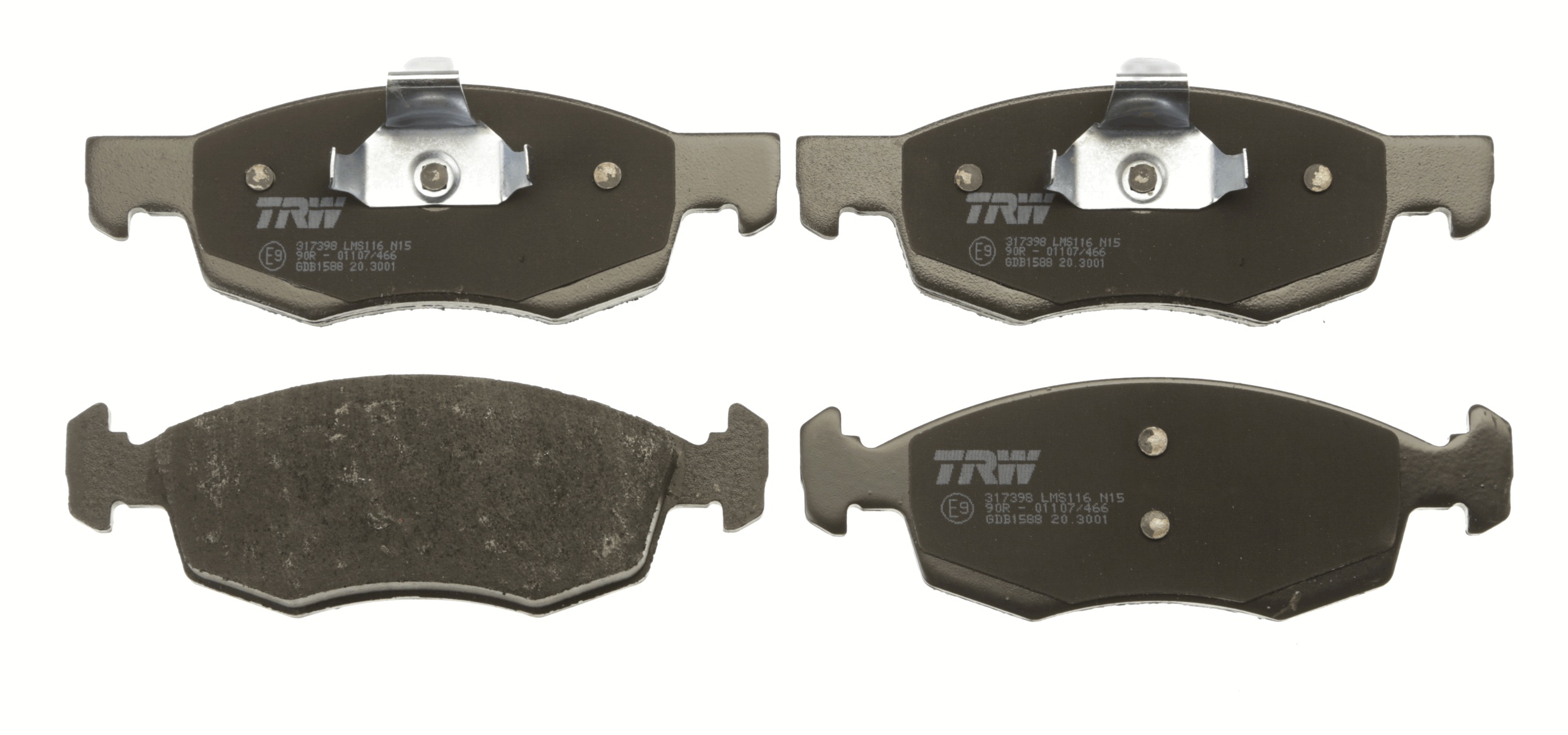 Placute frana TRW GDB1588