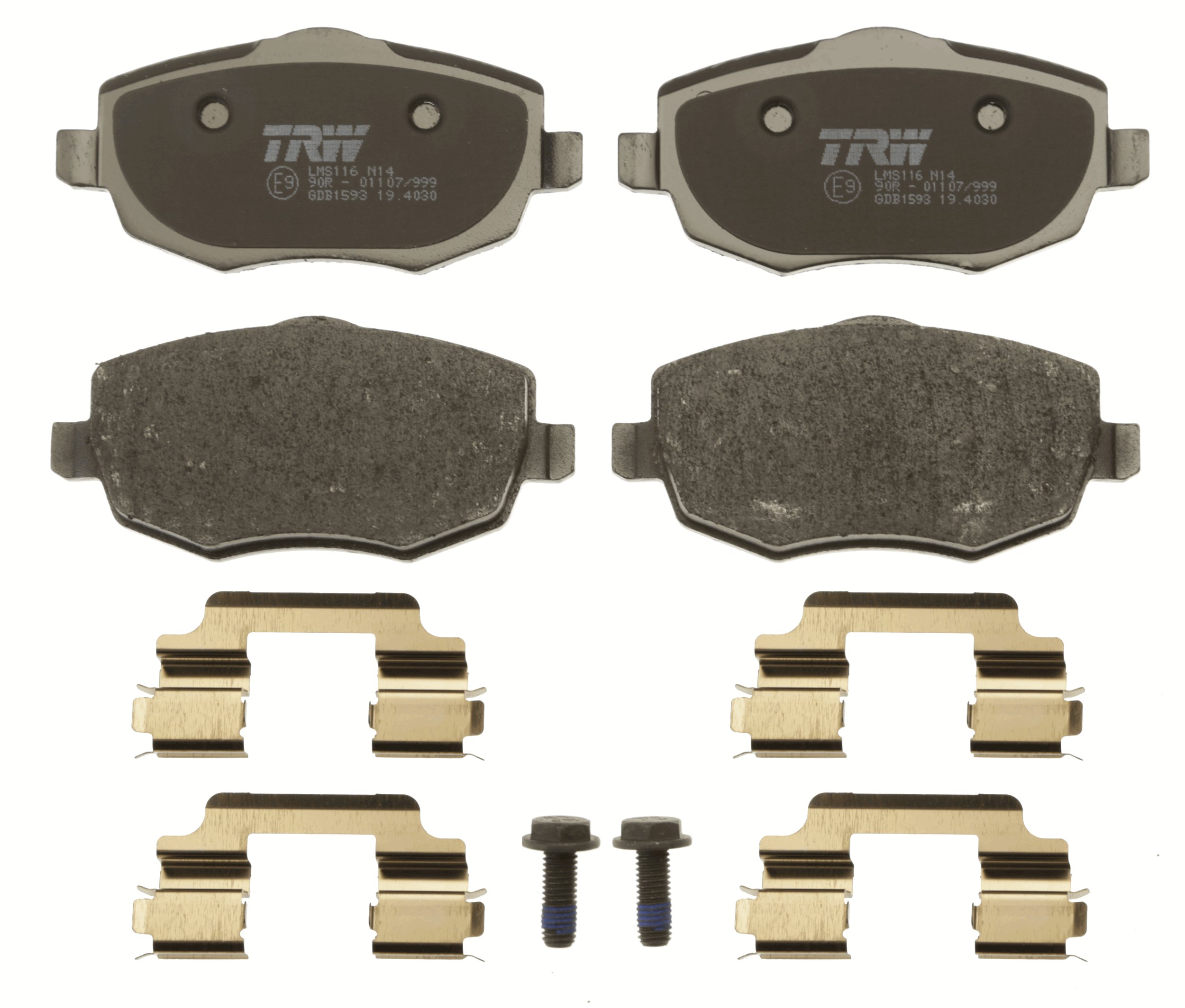 Placute frana TRW GDB1593
