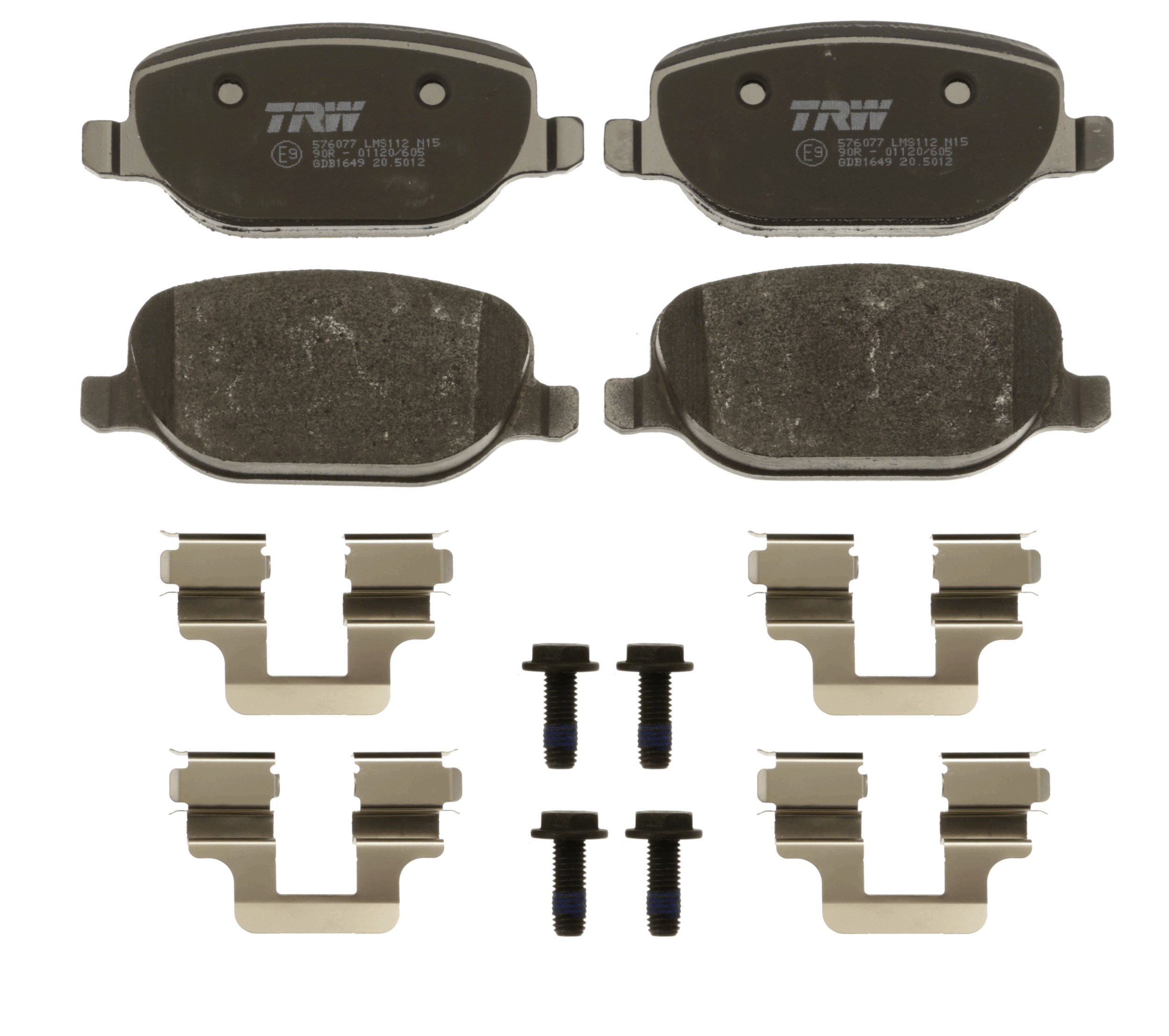 Placute frana TRW GDB1649