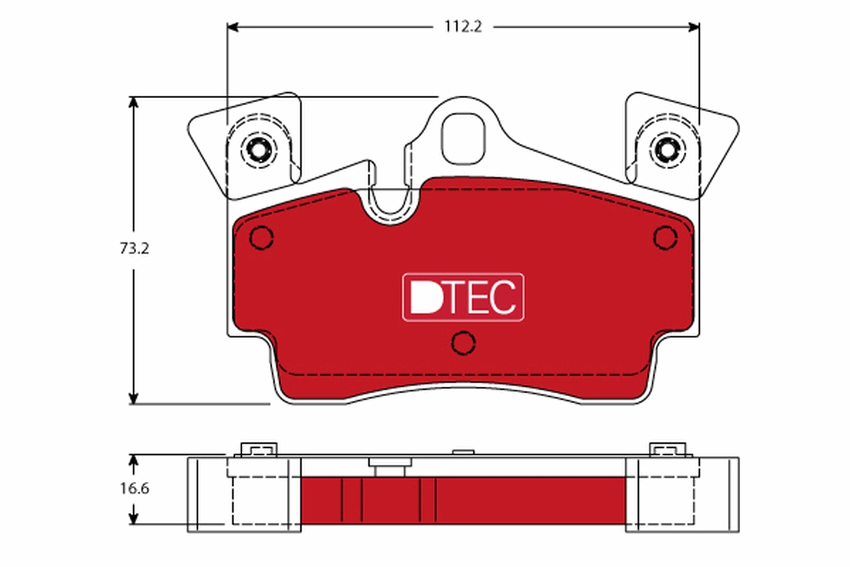 Placute frana TRW GDB1652DTE