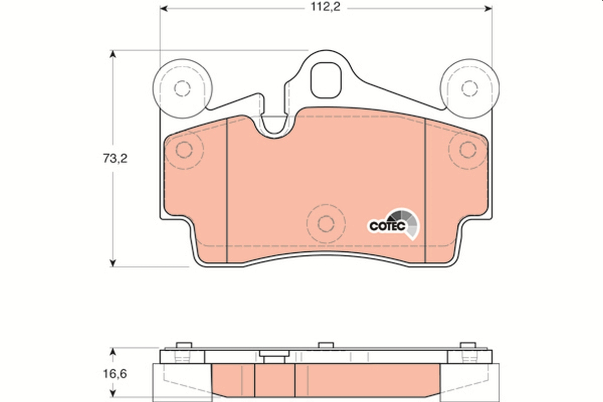Placute frana TRW GDB1653