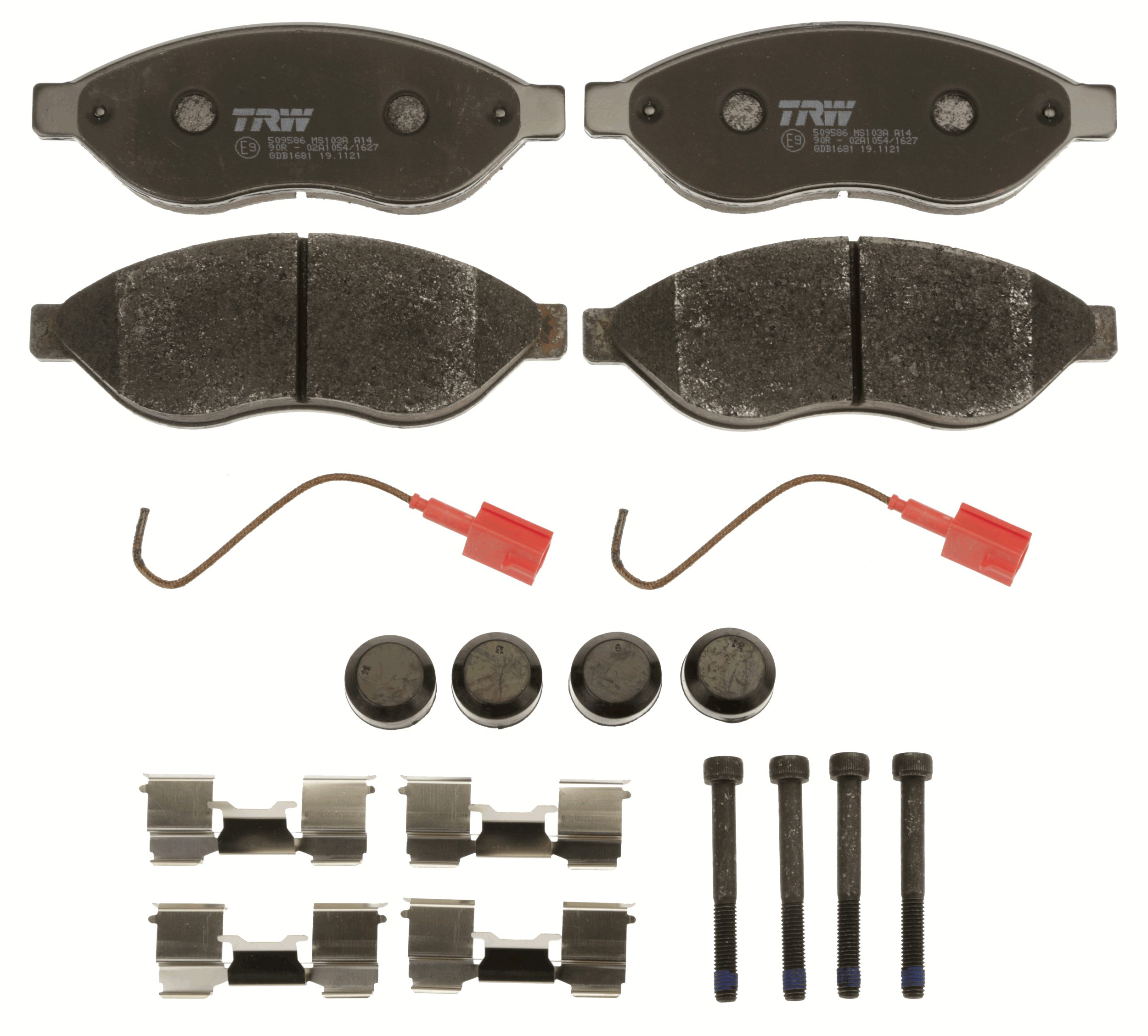 Placute frana TRW GDB1681