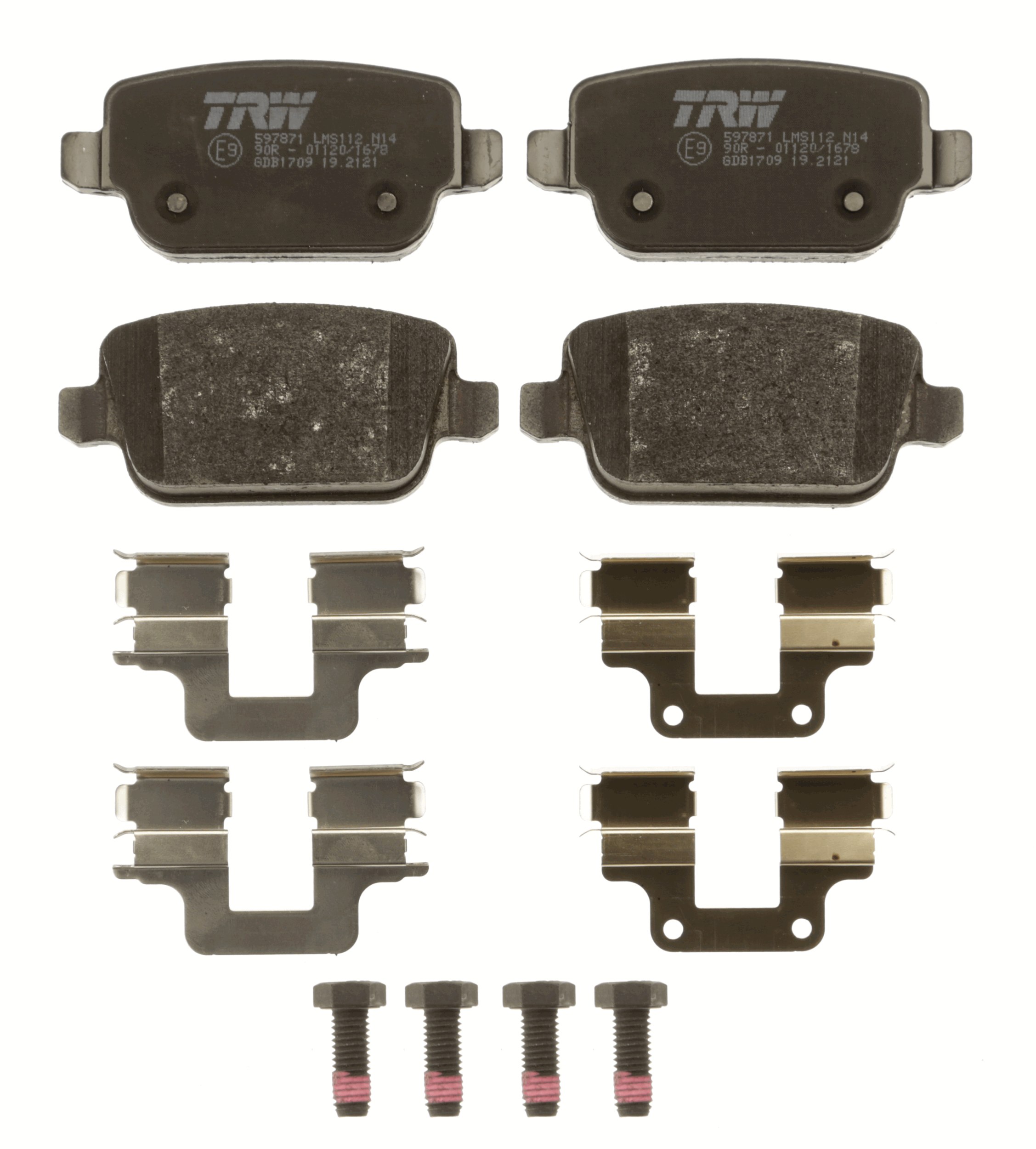 Placute frana TRW GDB1709