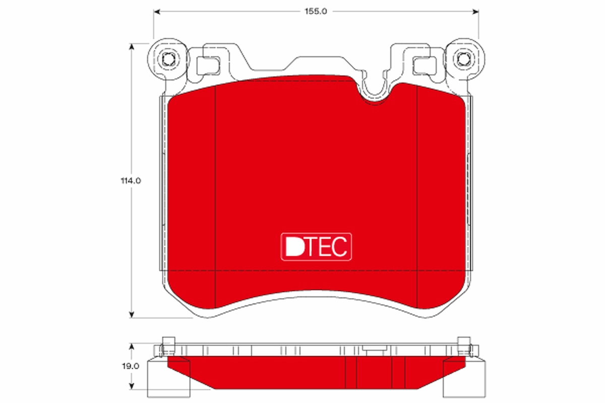Placute frana TRW GDB1826DTE