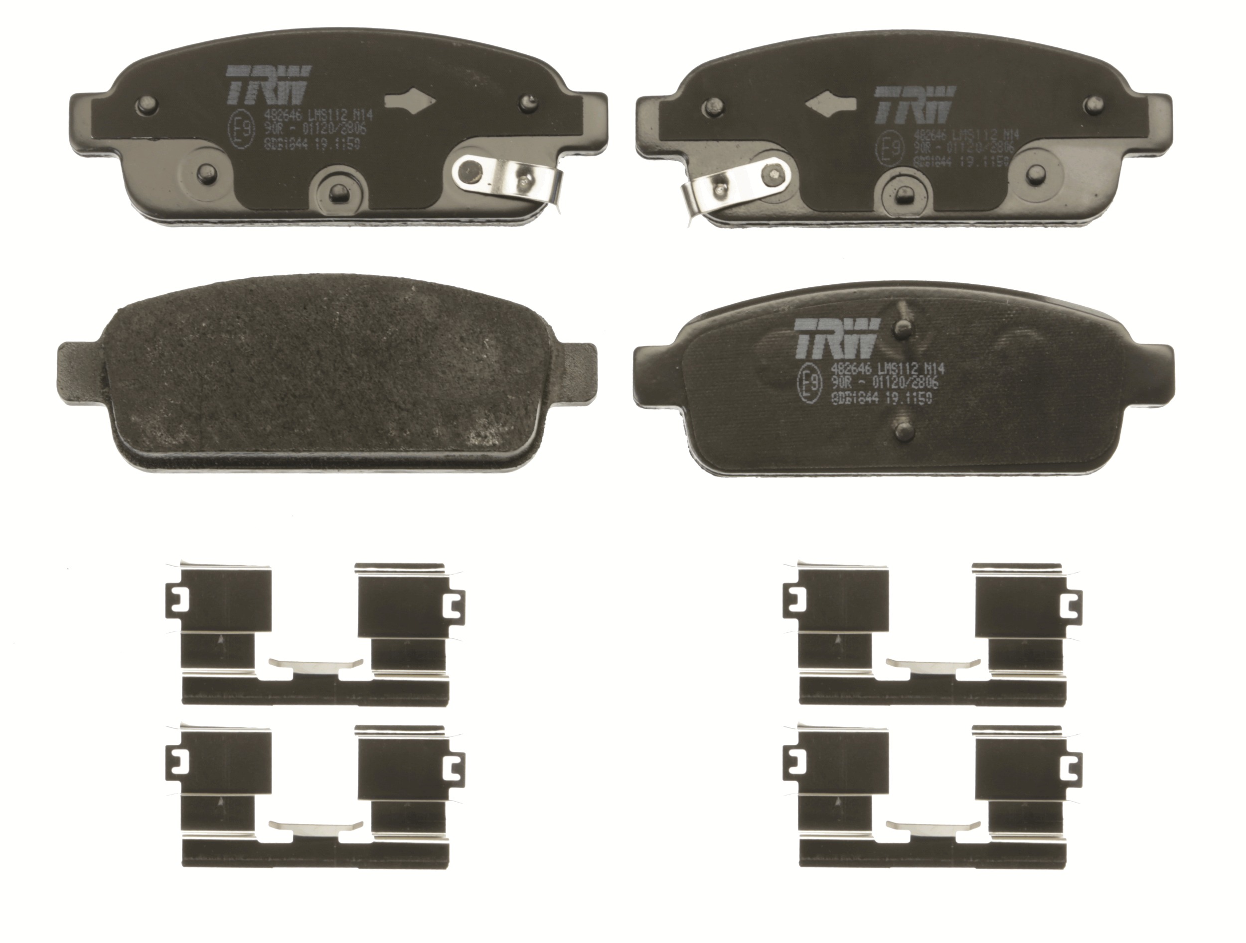 Placute frana TRW GDB1844