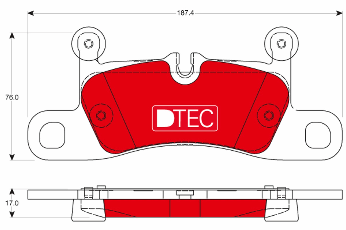 Placute frana TRW GDB1875DTE