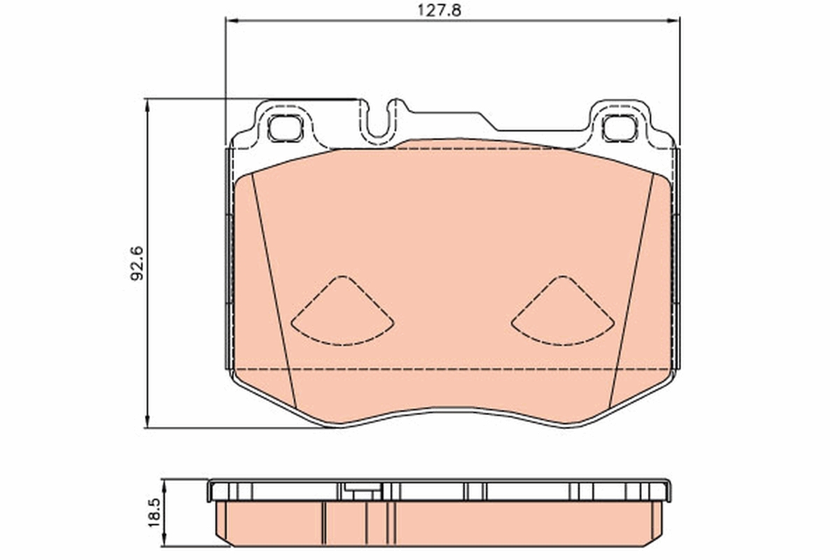 Placute frana TRW GDB2081