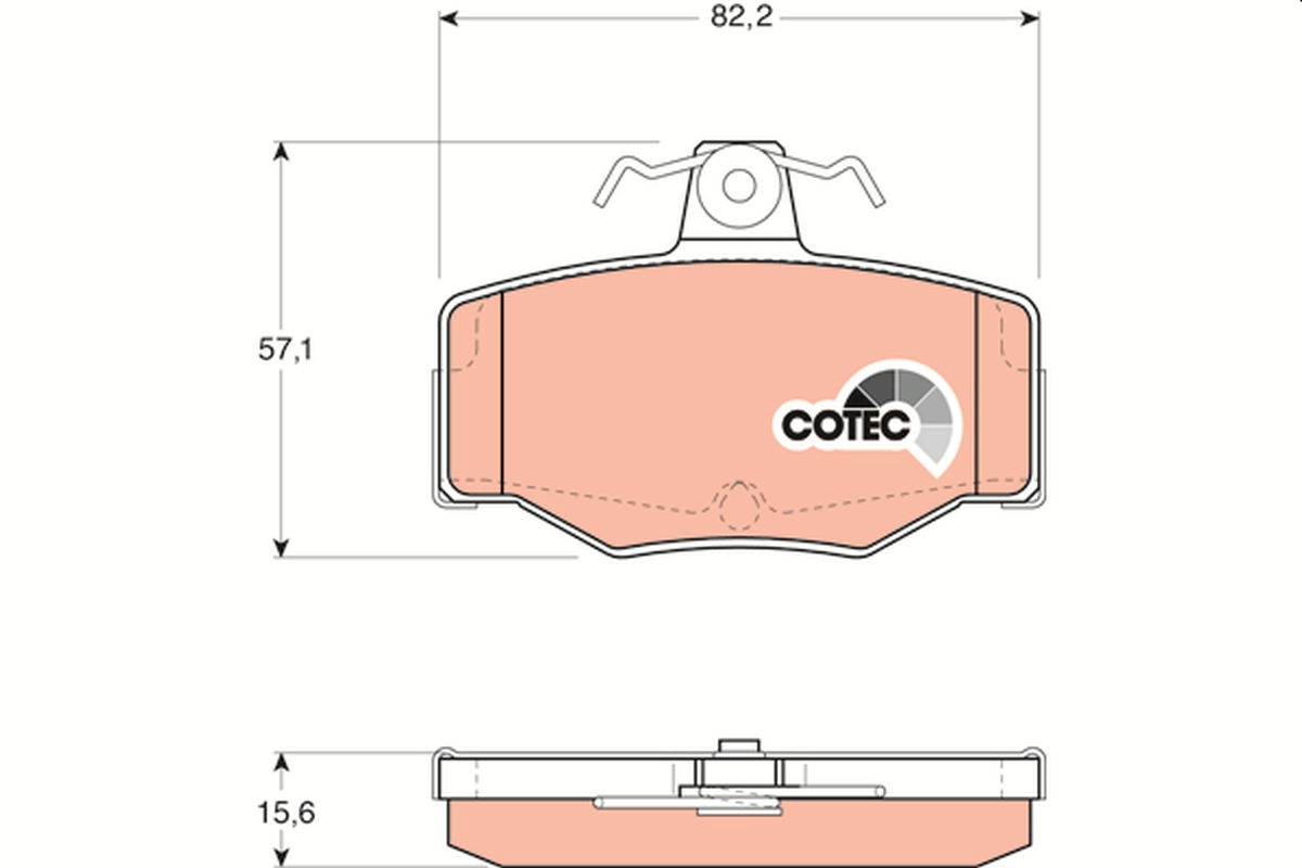 Placute frana TRW GDB3092