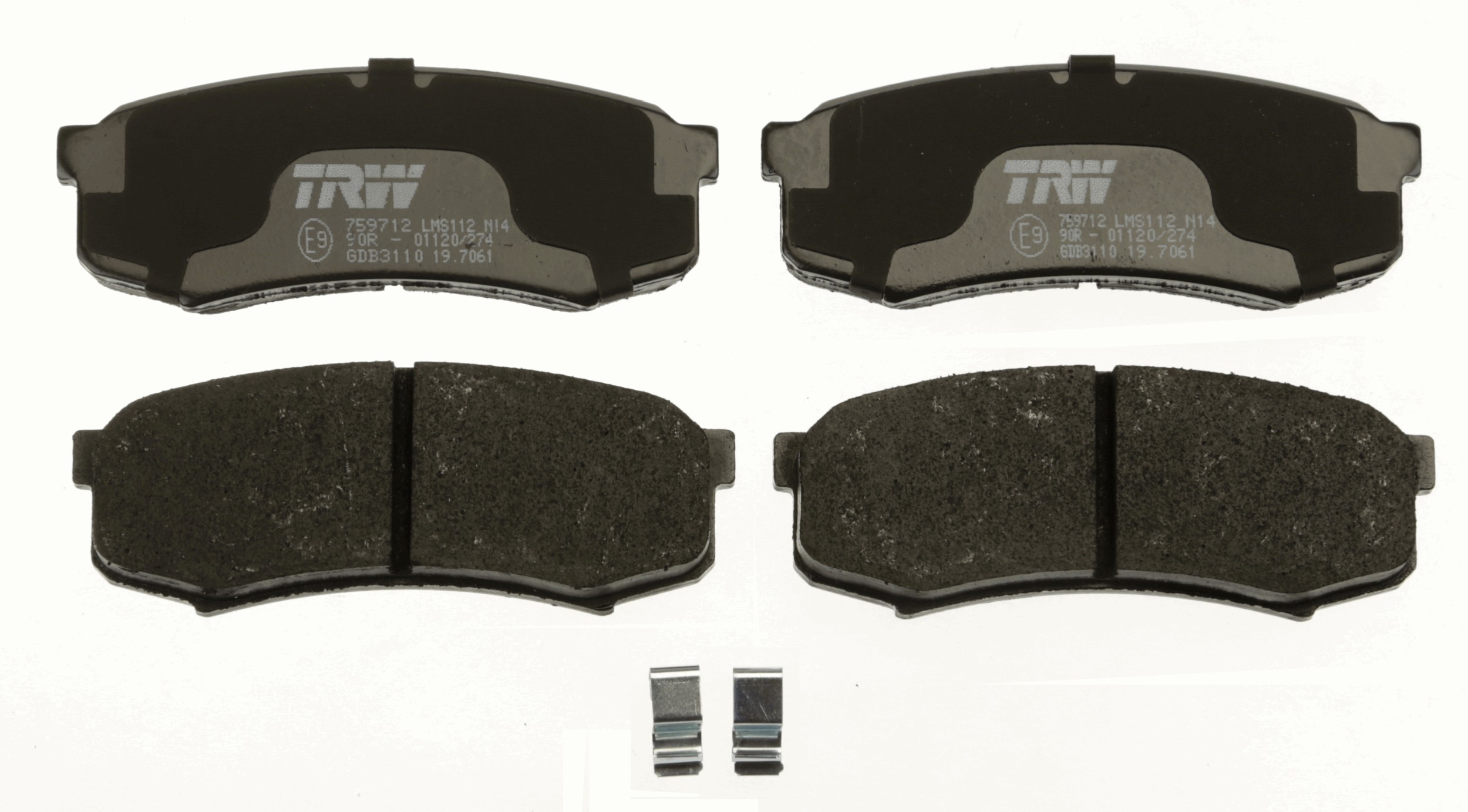 Placute frana TRW GDB3110