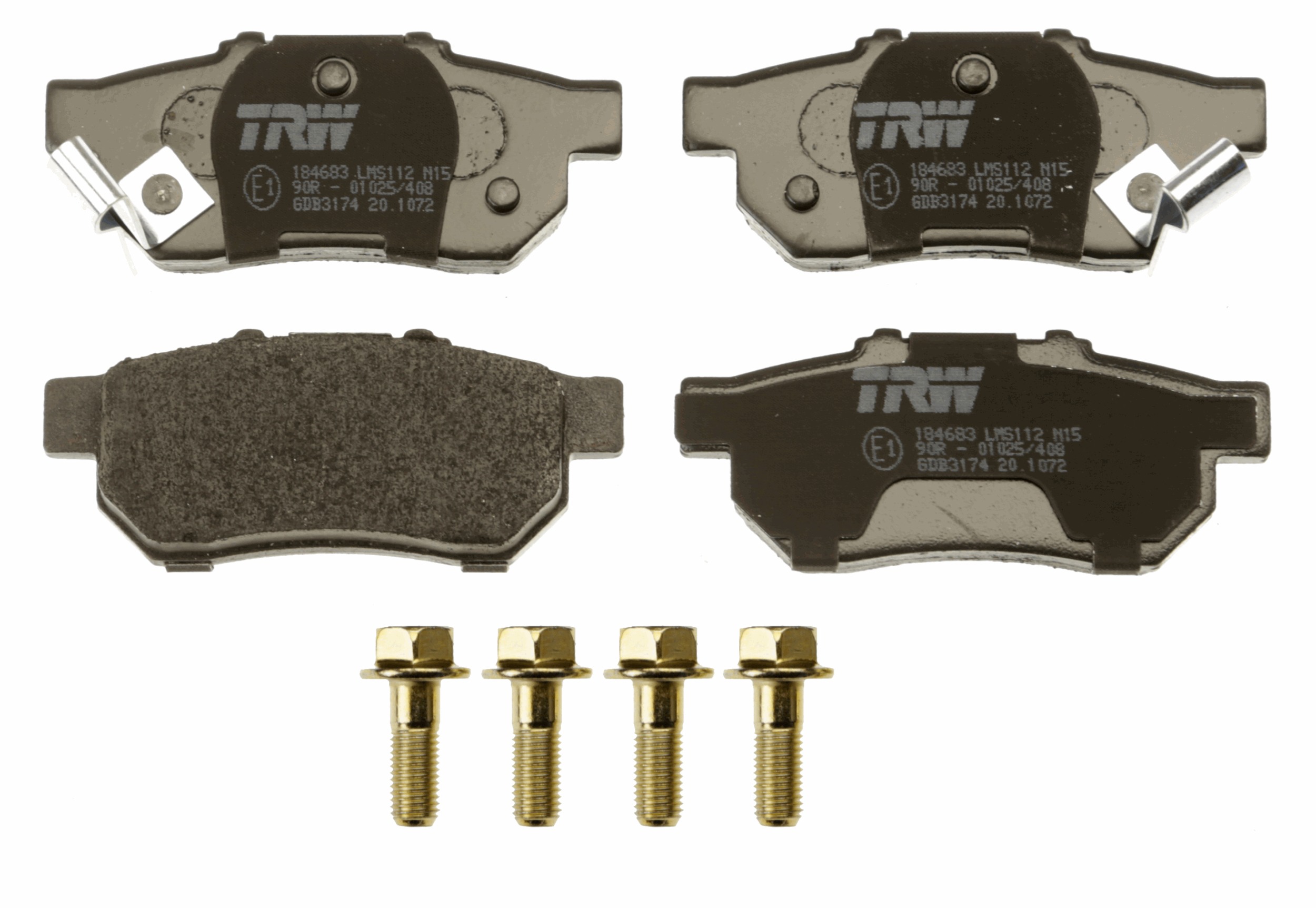 Placute frana TRW GDB3174