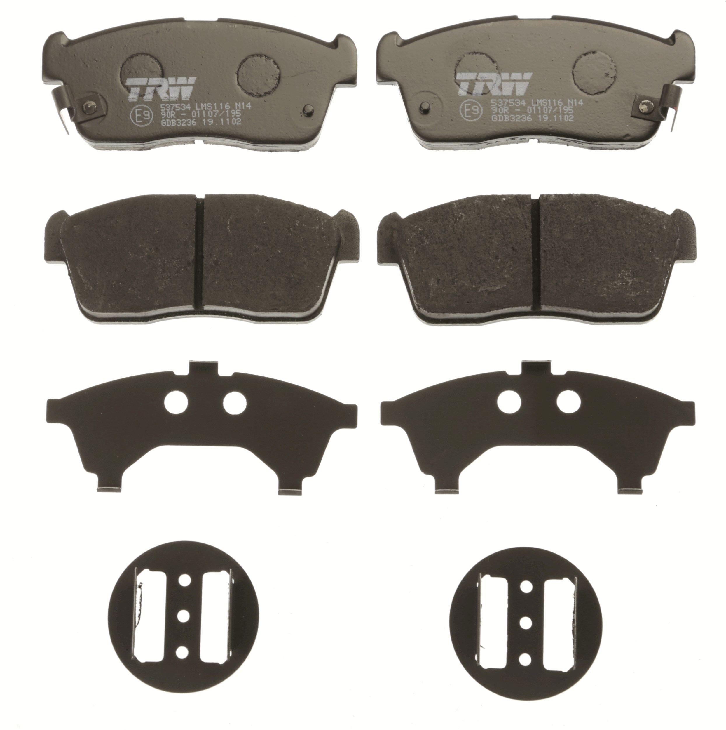 Placute frana TRW GDB3236